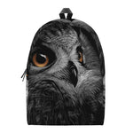 Owl Portrait Print Backpack