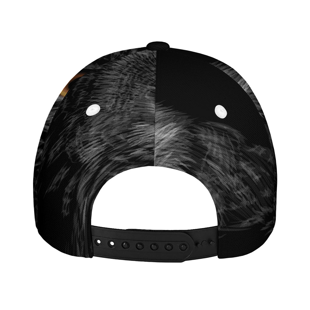 Owl Portrait Print Baseball Cap