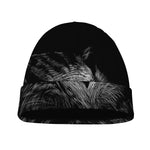 Owl Portrait Print Beanie