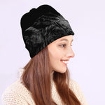 Owl Portrait Print Beanie