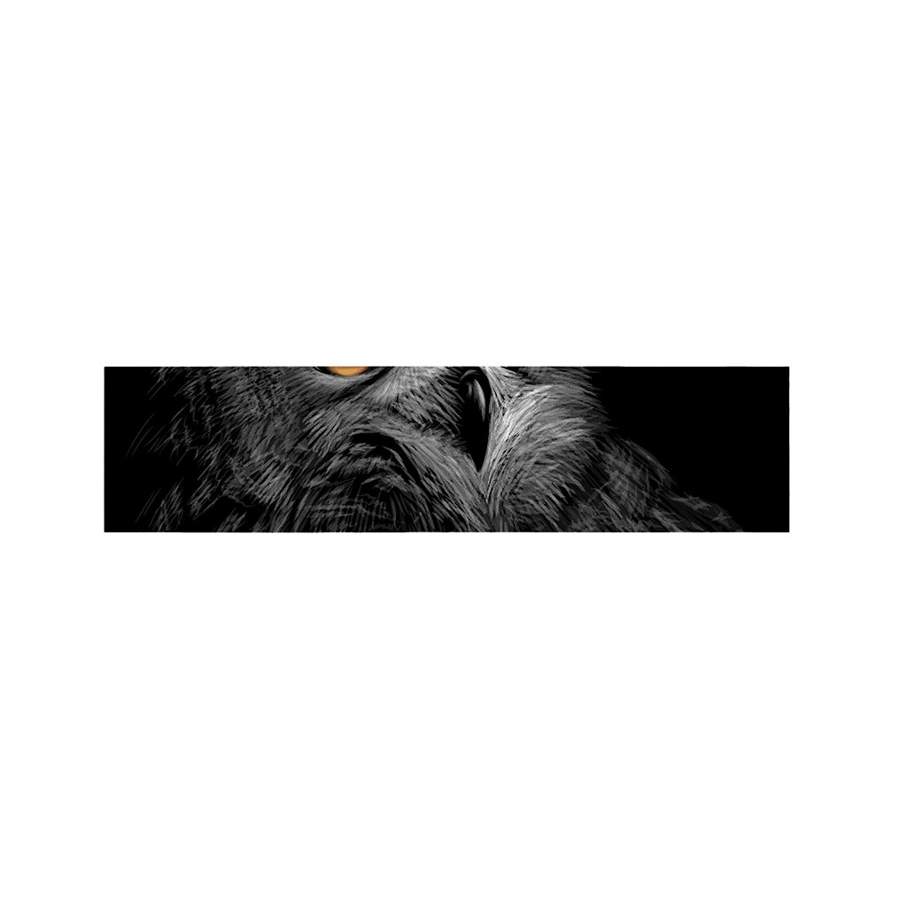 Owl Portrait Print Bed Runner