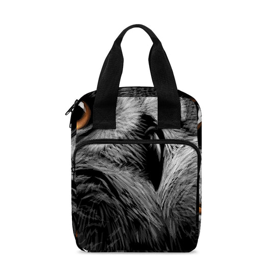 Owl Portrait Print Bible Tote Bag