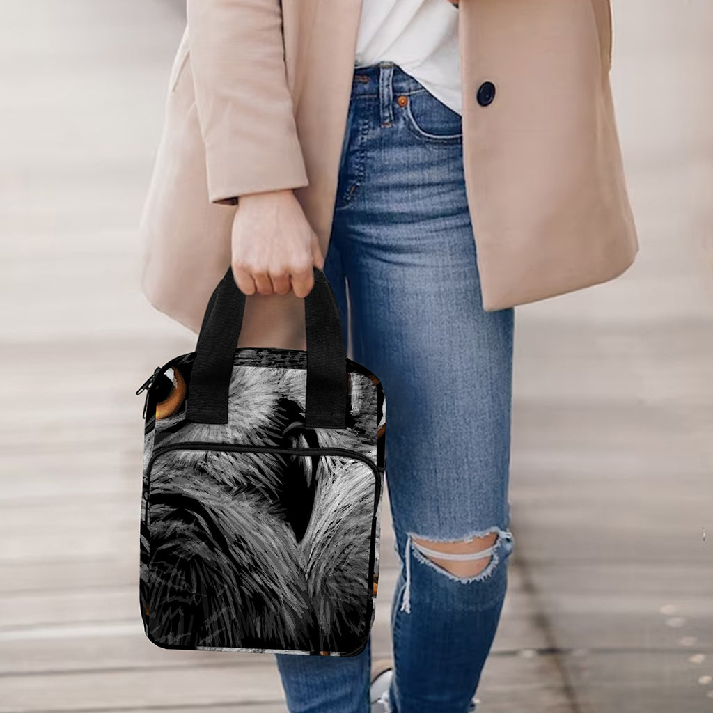Owl Portrait Print Bible Tote Bag