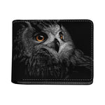 Owl Portrait Print Bifold Wallet