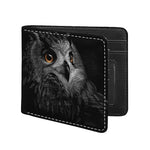 Owl Portrait Print Bifold Wallet