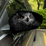 Owl Portrait Print Car Side Mirror Covers
