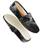 Owl Portrait Print Casual Shoes