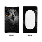 Owl Portrait Print Changing Pad Cover