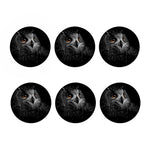 Owl Portrait Print Coaster Set