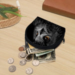 Owl Portrait Print Coin Purse