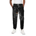 Owl Portrait Print Cotton Sweatpants