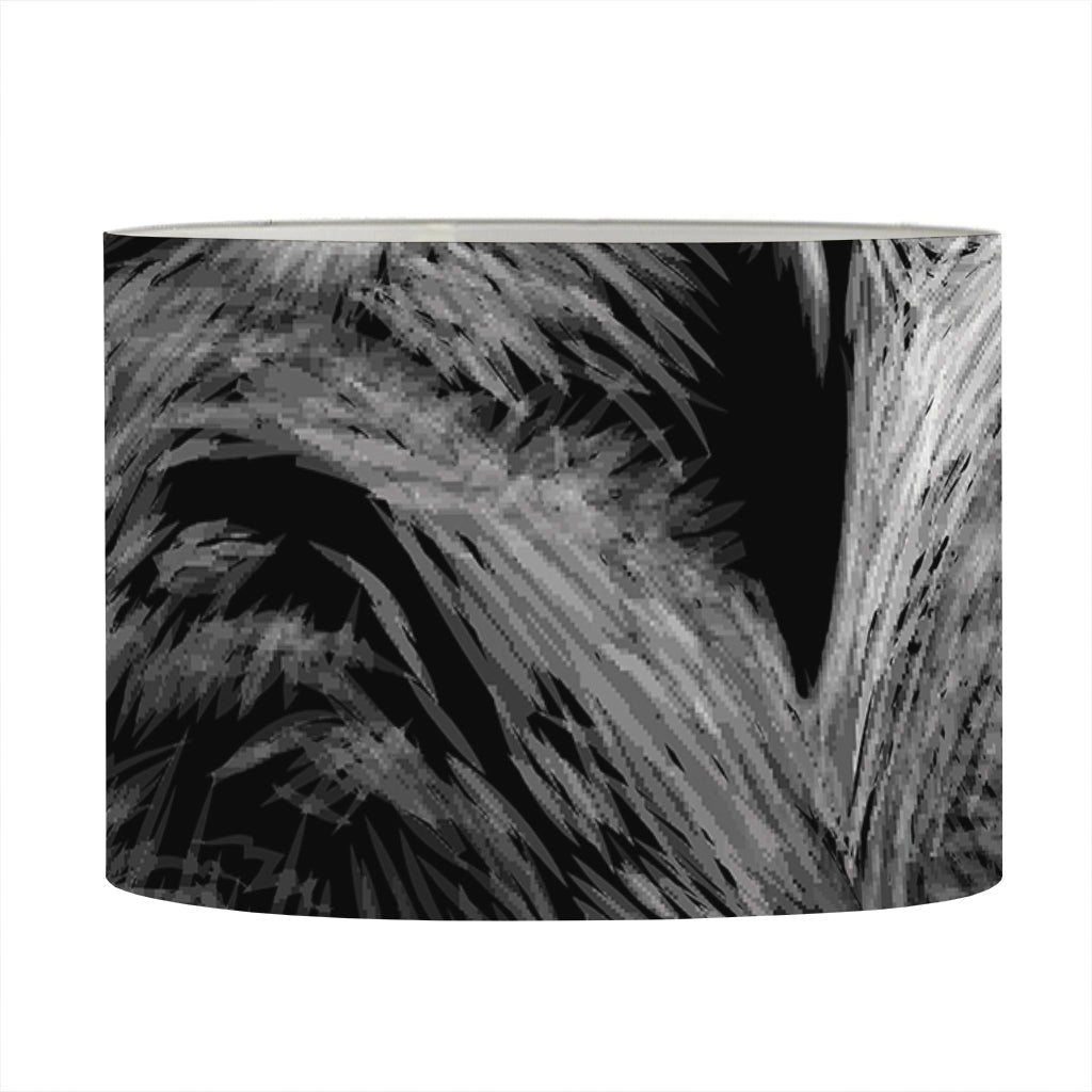 Owl Portrait Print Drum Lamp Shade