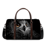 Owl Portrait Print Duffle Bag