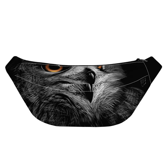 Owl Portrait Print Fanny Pack