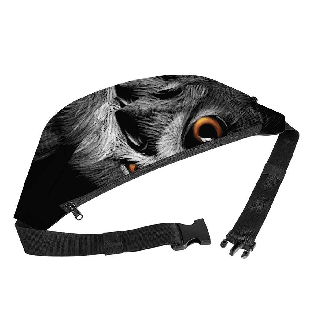 Owl Portrait Print Fanny Pack
