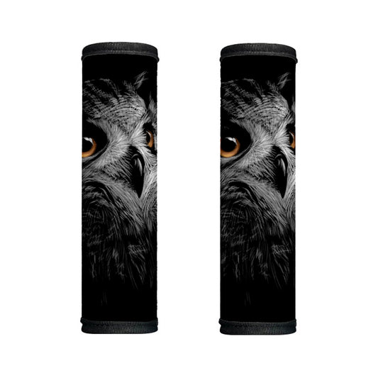 Owl Portrait Print Handle Covers