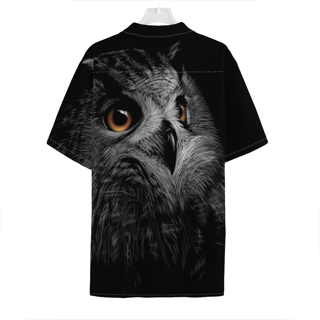 Owl Portrait Print Hawaiian Shirt