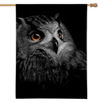 Owl Portrait Print House Flag