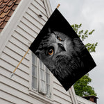 Owl Portrait Print House Flag
