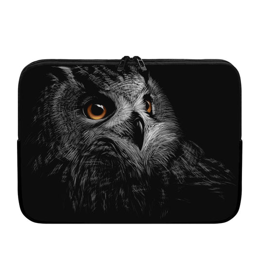Owl Portrait Print Laptop Sleeve