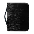 Owl Portrait Print Leather Bible Cover