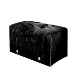 Owl Portrait Print Leather Tissue Box Cover