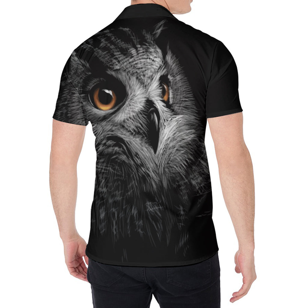 Owl Portrait Print Men's Shirt