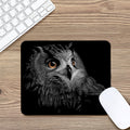 Owl Portrait Print Mouse Pad