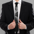 Owl Portrait Print Necktie