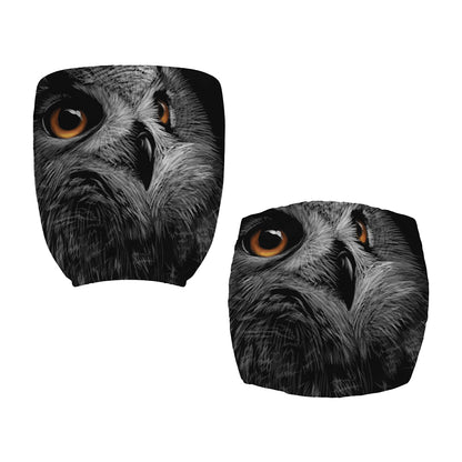 Owl Portrait Print Office Chair Cover