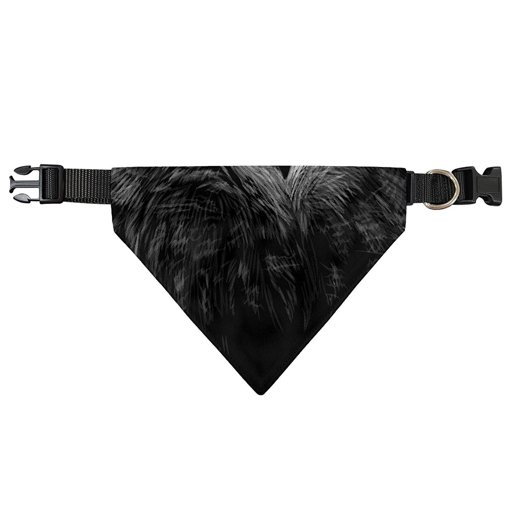 Owl Portrait Print Over The Collar Dog Bandana