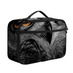 Owl Portrait Print Portable Lunch Bag