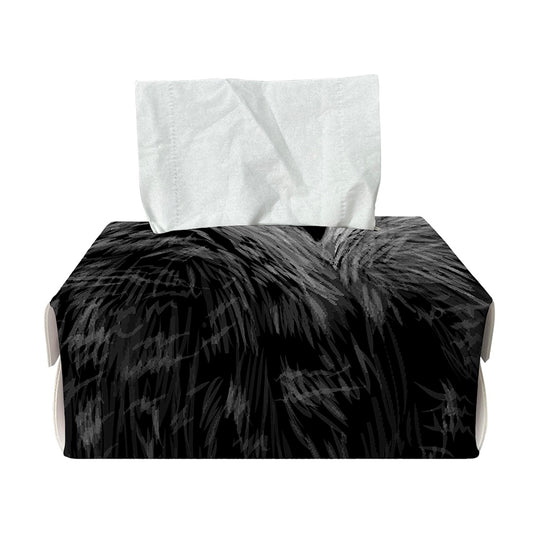 Owl Portrait Print Rectangle Tissue Box Cover