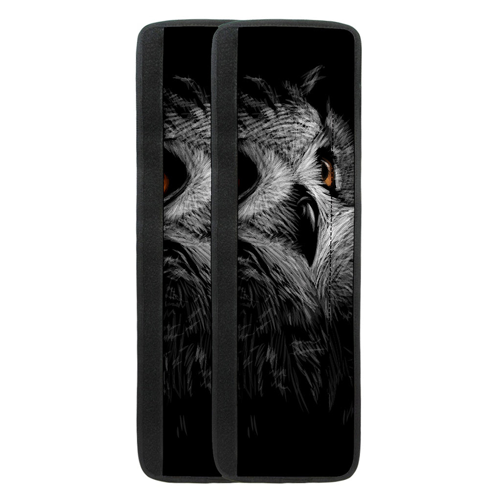 Owl Portrait Print Refrigerator Handle Covers