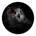 Owl Portrait Print Round Floor Mat