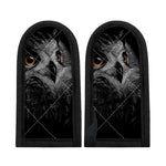 Owl Portrait Print Skillet Handle Cover