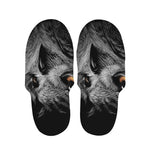 Owl Portrait Print Slippers