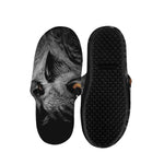 Owl Portrait Print Slippers