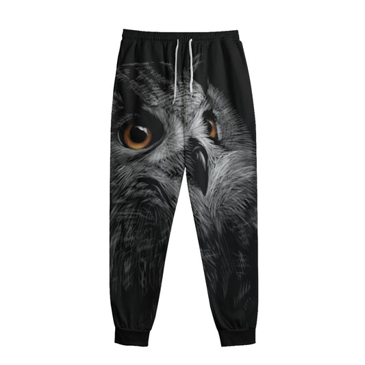Owl Portrait Print Sweatpants