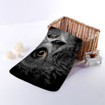 Owl Portrait Print Towel