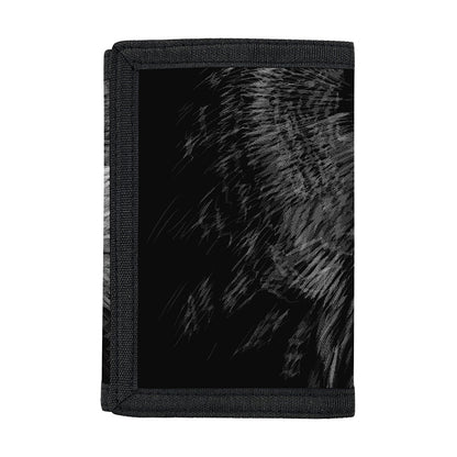 Owl Portrait Print Trifold Wallet