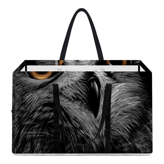 Owl Portrait Print Utility Tote Bag