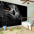Owl Portrait Print Wall Sticker
