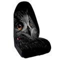 Owl Portrait Print Waterproof Car Seat Cover