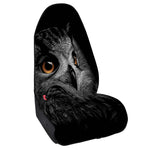 Owl Portrait Print Waterproof Car Seat Cover