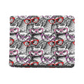 Owl With Glasses Pattern Print Bifold Wallet