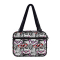 Owl With Glasses Pattern Print Double Strap Bible Bag
