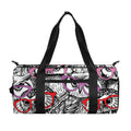Owl With Glasses Pattern Print Gym Bag