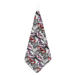 Owl With Glasses Pattern Print Hand Towel
