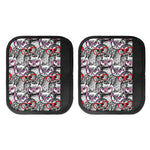 Owl With Glasses Pattern Print Handle Covers